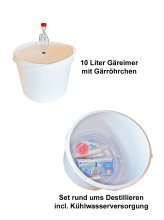 (Bild für) Destillier - Hobbyset für unsere niedrig gebauten Edelstahl Destillen